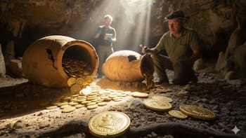 Hallazgo del siglo | Desentierran 40.000 monedas de oro a más de mil metros bajo tierra y pertenece a un solo país