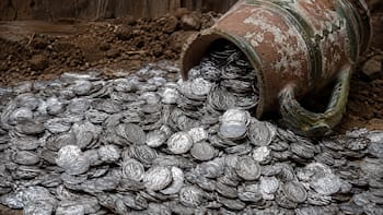 Hallazgo sin precedentes | Descubren un tesoro oculto con más de 2600 monedas de plata del siglo XV