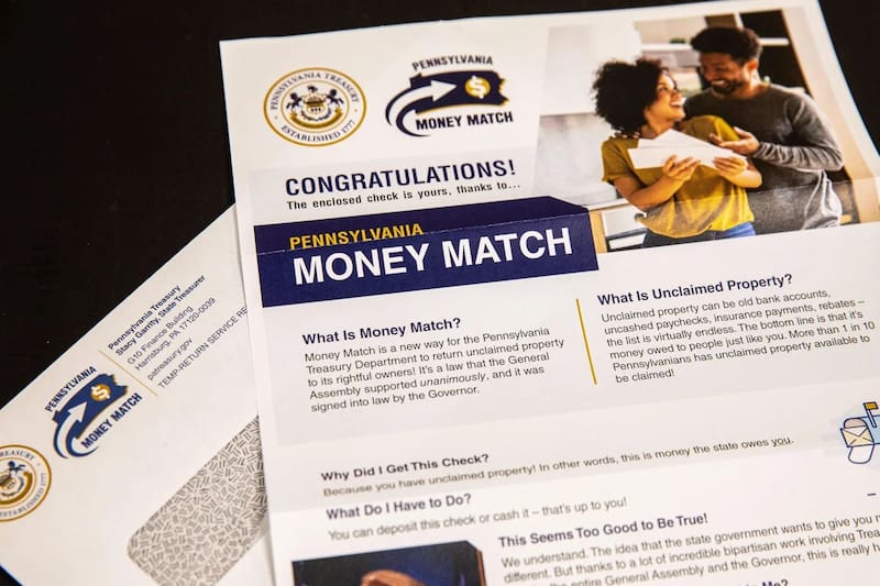 La iniciativa impulsada por el Departamento del Tesoro de Pensilvania que busca devolver automáticamente el dinero no reclamado a sus verdaderos dueños. Imagen: archivo.