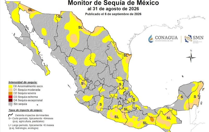 Munificipios más afectados por la sequía.