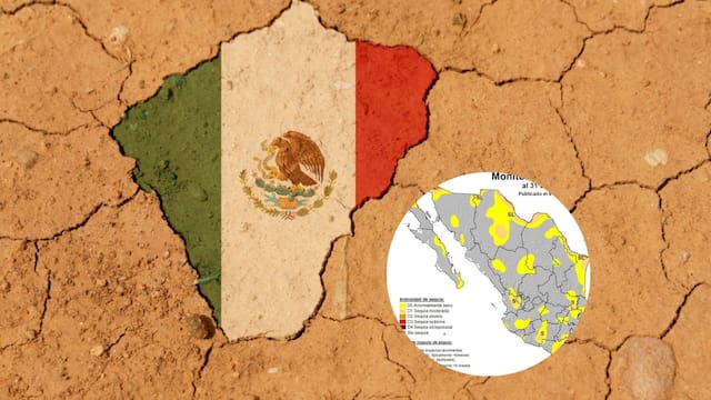 Sequía avanza en Chihuahua, Oaxaca y Tamaulipas: así mide el fenómeno el Monitor de Sequía de México