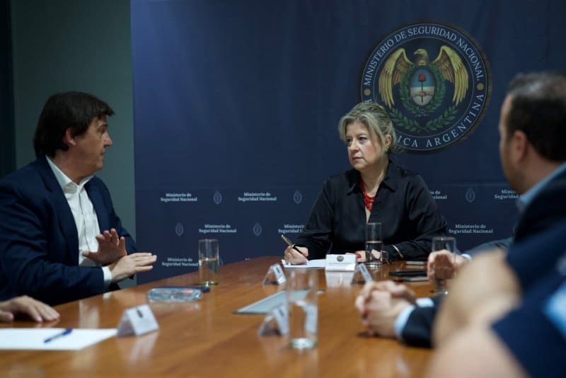 La ministra de Seguridad Nacional, Alejandra Monteoliva, encabezó esta mañana una mesa de control y monitoreo por El Niño.