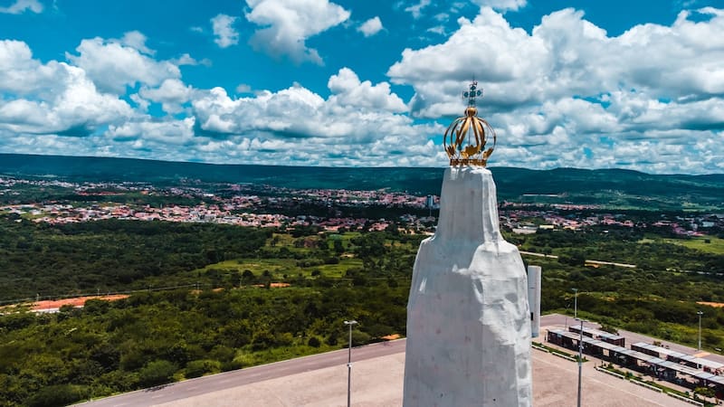La estatua fue inaugurada recientemente en Brasil. (Fuente: archivo)