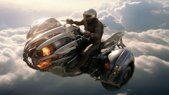 El futuro ya llegó y la moto voladora es un hecho: puede alcanzar hasta 200 kilómetros por hora y pesa solo 40 kilos: cuándo saldrá a la venta