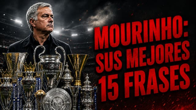Las 15 mejores frases de Mourinho para lograr todo lo que te propones