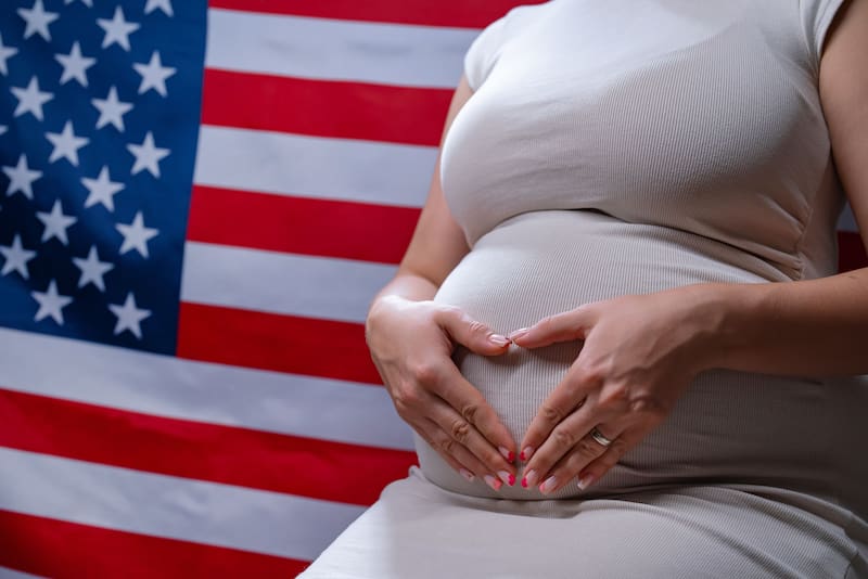 Illustrative image of surrogacy in the United States.