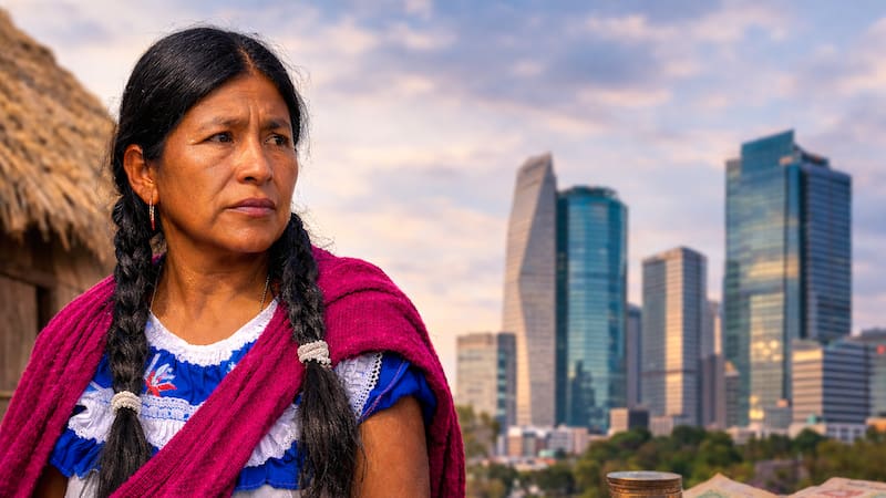 La mayoría de las mujeres indígenas no tiene acceso al crédito. Foto: (IA)