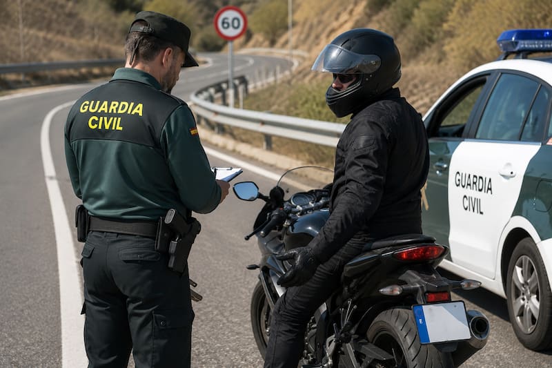 Sancionarán a todos los conductores de moto que no cumplan con este requisito obligatorio.