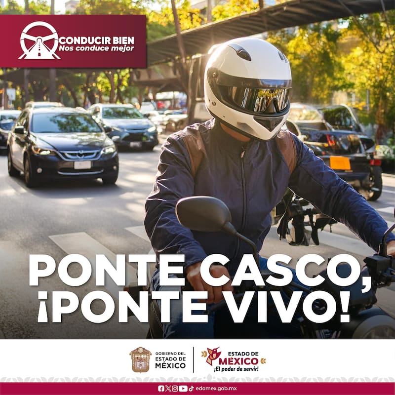 Cuidado con las multas de tránsito por no llevar casco.