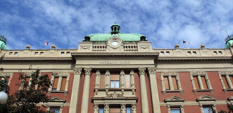 El Museo Nacional de Serbia, en Belgrado.