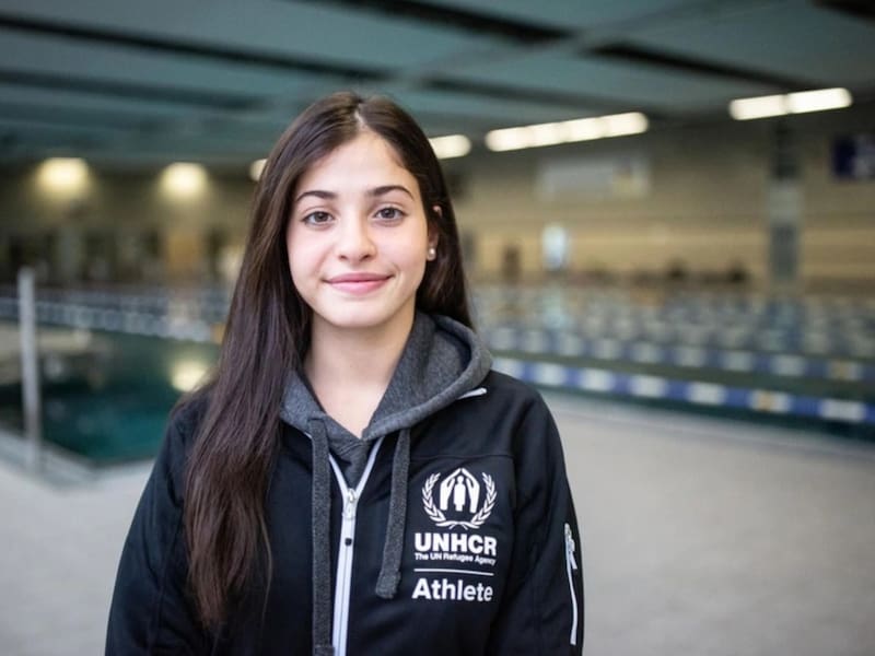 Mardini dejó Siria junto a su hermana en medio de la guerra y recorrió varios países hasta llegar a Europa. (Foto: ACNUR/Paul Wu)