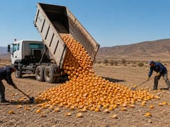 En 1997, cubrieron un descampado con 12.000 toneladas de cáscaras de naranja. 16 años más tarde el paisaje asustó a los científicos
