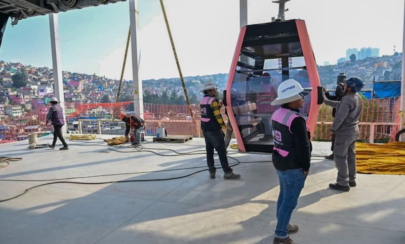 Naucalpan avanza con las obras de la Línea 3 del Mexicable: habrá conexión directa entre La Tolva y el Metro Cuatro Caminos