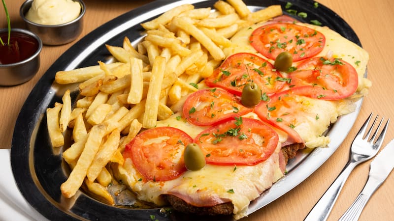 Neapolitan Giant Milanese with French Fries