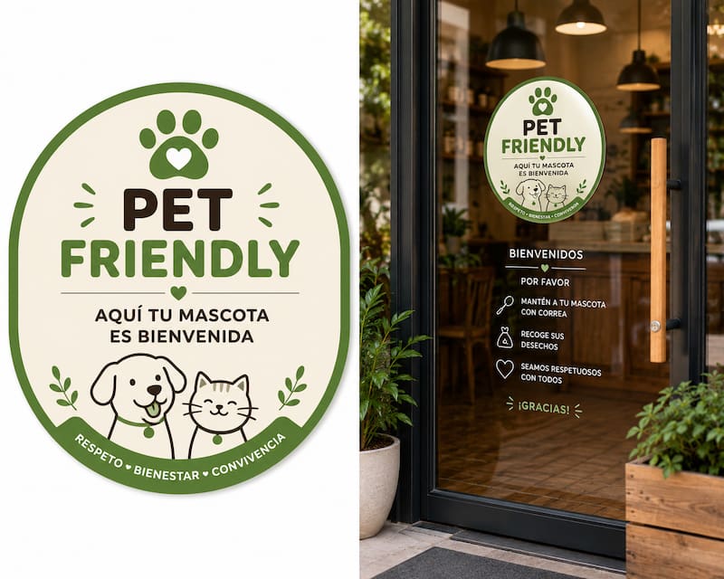 "La nueva insignia se entregará a establecimientos mercantiles que garanticen condiciones dignas, seguras e higiénicas para los animales de compañía".