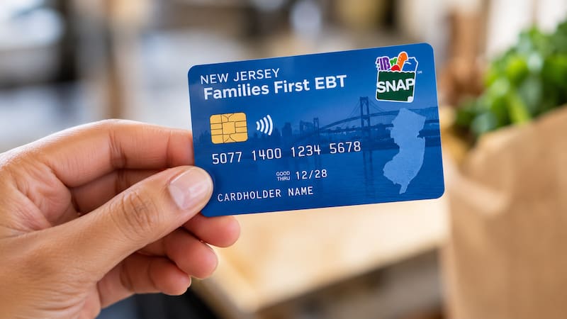 The New Jersey Department of Human Services distributed the replacement cards statewide after an initial rollout in Cumberland, Essex, and Mercer counties.