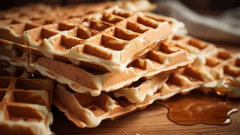 Ni harina ni azúcar: cómo hacer wafles saludables para la merienda. Foto: Freepik