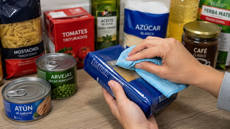 Ni lavandina ni detergente: cómo limpiar las compras del supermercado y dejar todo desinfectado para que las bacterias no entren a tu casa
Fuente: IA