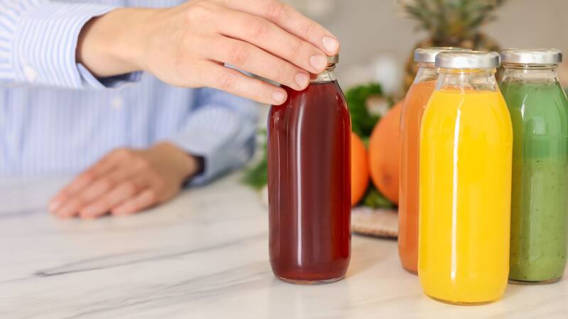 Los jugos naturales son una opción muy recomendada.