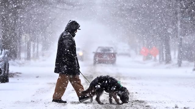 Una fuerte tormenta vientos huracanados y nieve se aproxima: cuáles son las provincias con lluvias intensas