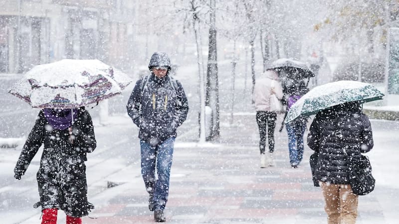 Los modelos meteorológicos indican que el frío no es la única condición para que nieve.