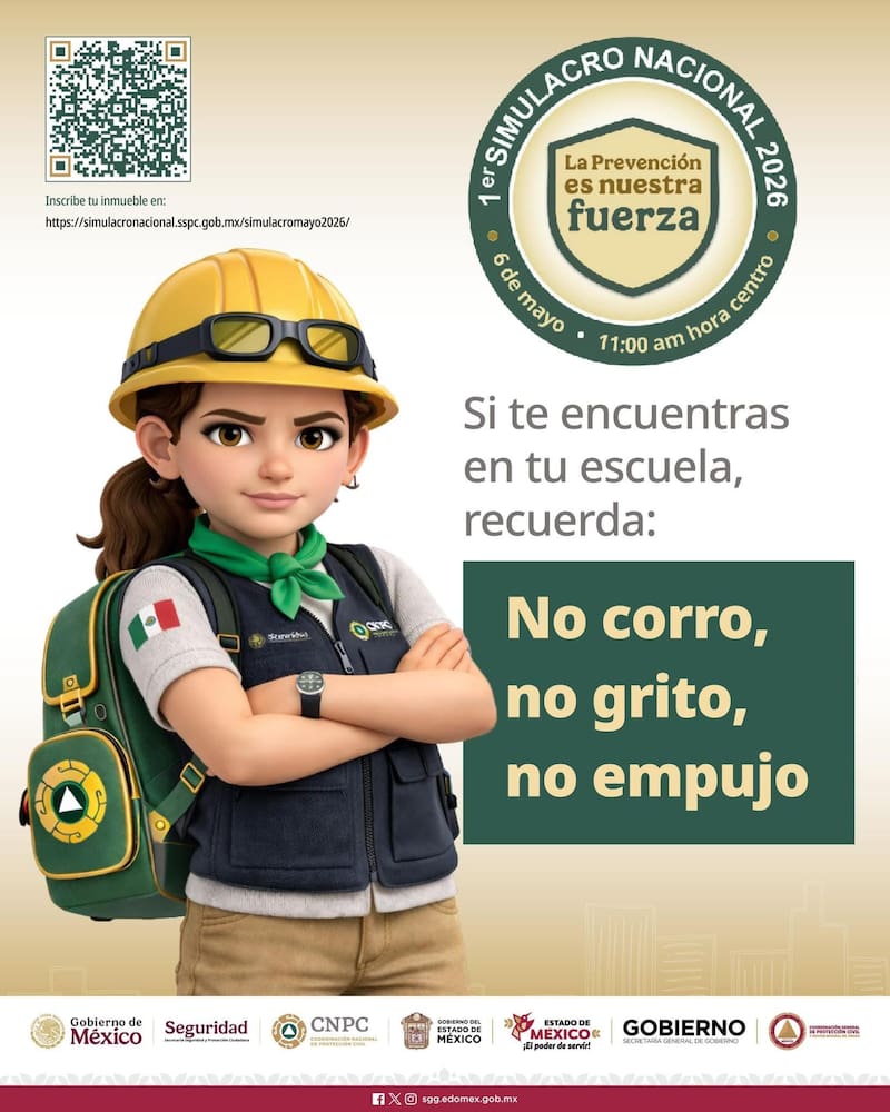 Medidas clave durante el simulacro.