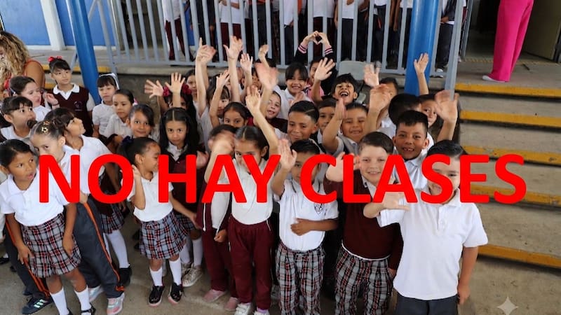 No hay clases en México