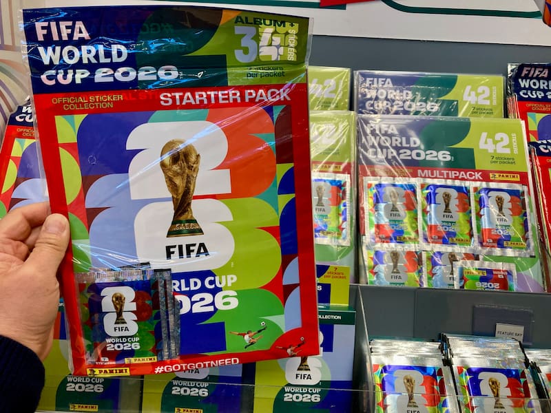 La novedad en esta edición de figuritas del Mundial 2026 son las Panini Extra Stickers. Foto (Archivo)