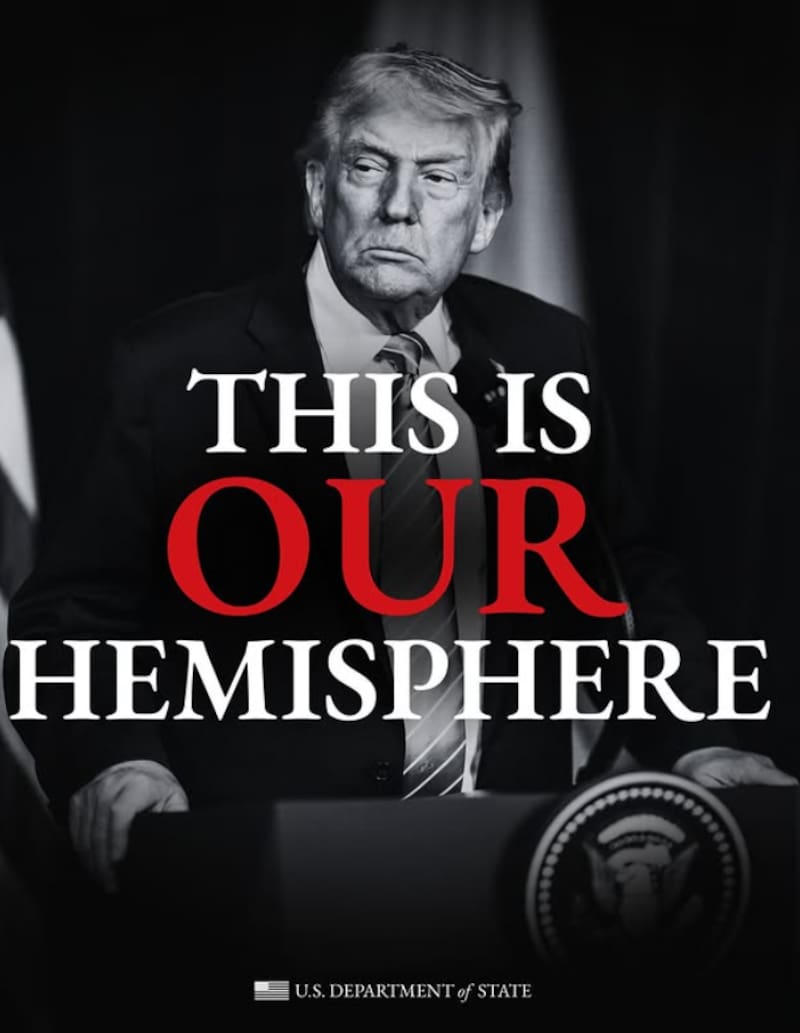 La imagen fue subida a la cuenta de Instagram del Departamento de Estado.