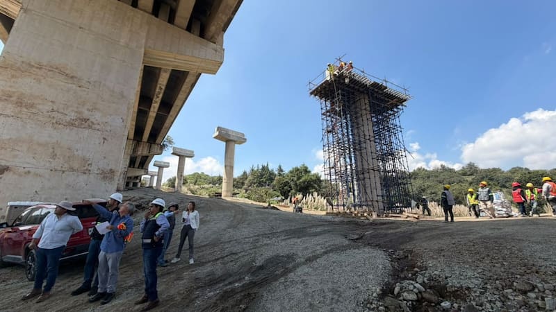Construyen una nueva autopista en Edomex que mejorará la circulación en la ciudad.