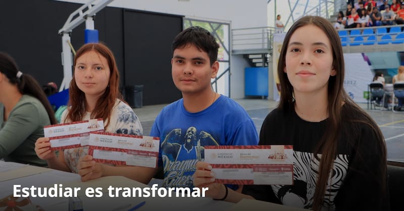 El apoyo económico que entrega la Beca Gertrudis Bocanegra es un monto bimestral de 1.900 pesos