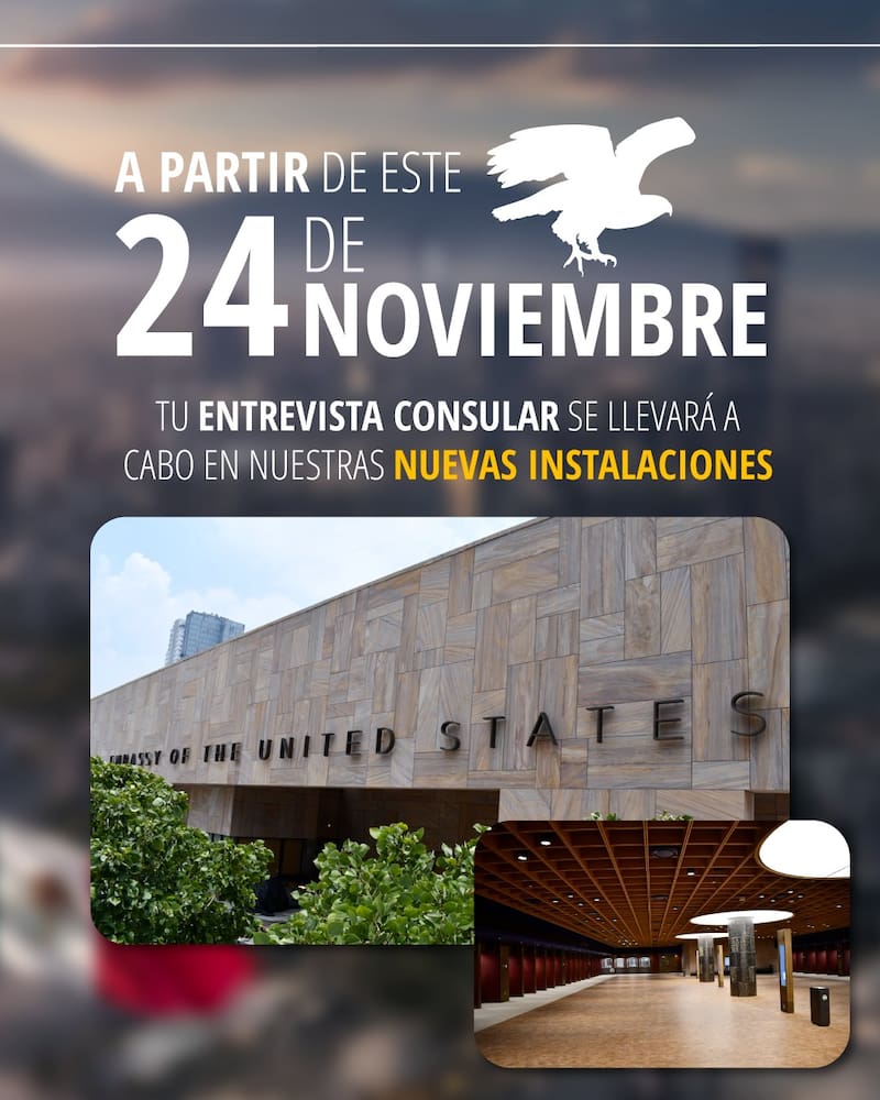 La Embajada de EE.UU. en México anunció un radical cambio que afecta a inmigrantes, turistas y estadounidenses que buscan renovar su pasaporte, entre otros trámites.