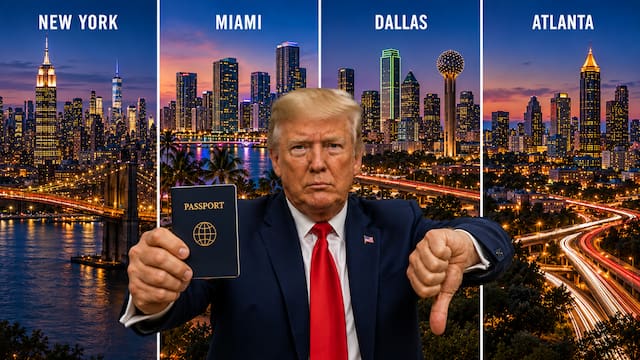 Oficial | Aeropuertos de Nueva York, Miami, Dallas y Atlanta impedirán viajar a los extranjeros que tengan vencido este permiso aunque su pasaporte siga vigente