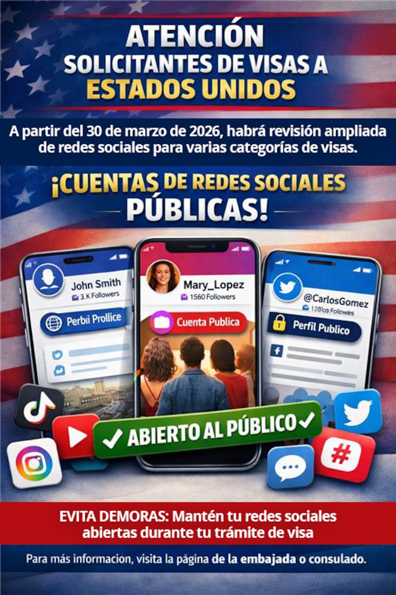 Debes tener tus redes abiertas