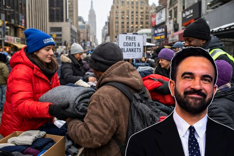 Nueva York pone en marcha asistencia y donaciones para personas con pocos recursos para enfrentar el invierno. Fuente: Archivo.