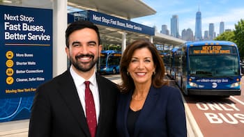El ambicioso plan de Hochul y Mamdani: construirán el mejor sistema de autobuses de la historia, habrá menos demoras y los coches serán de la más nueva generación