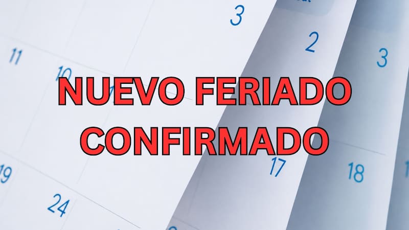 Decretan feriado el viernes 7 de agosto y habrá un fin de semana XXL.