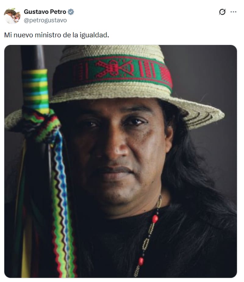 Luis Alfredo Acosta es el nuevo ministro de la Igualdad.