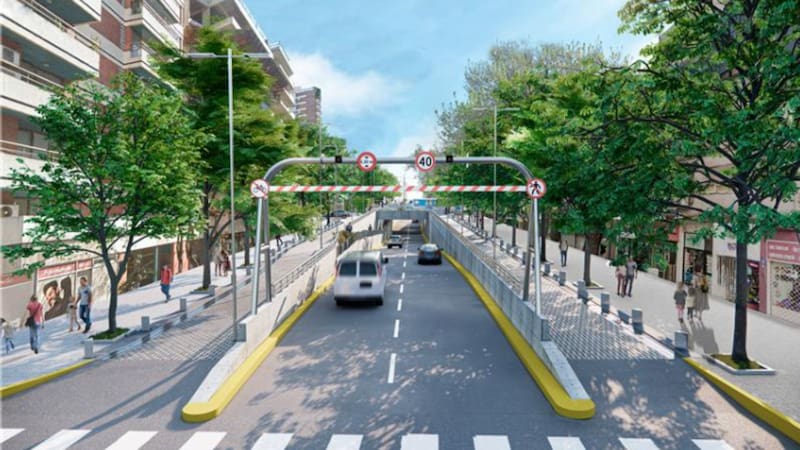 Nuevo túnel en la ciudad