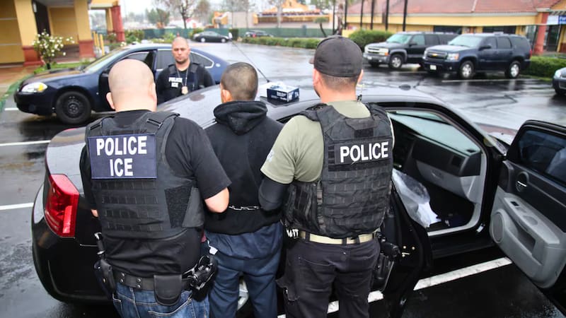 Se produjo un aumento significativo en los arrestos de inmigrantes que no cuentan con antecedentes penales.