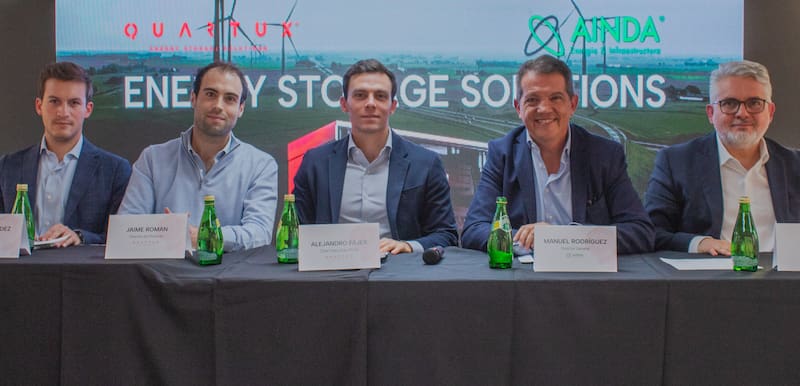 Directivos de Quartux y AINDA anunciaron la inversión.