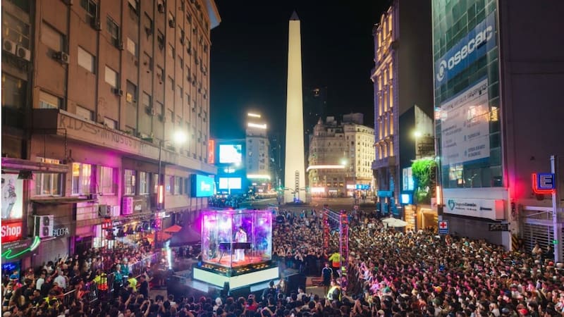 Habrá shows en vivo para celebrar los 90 años del Obelisco. Foto: Gobierno de la Ciudad de Buenos Aires.