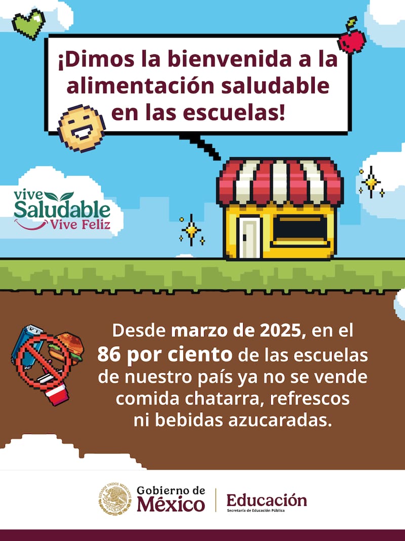 La SEP le pone freno a la comida chatarra en México.