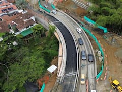 Medellín avanza con una obra vial en El Poblado: ya habilitaron el segundo puente y alcanza el 80% de ejecución