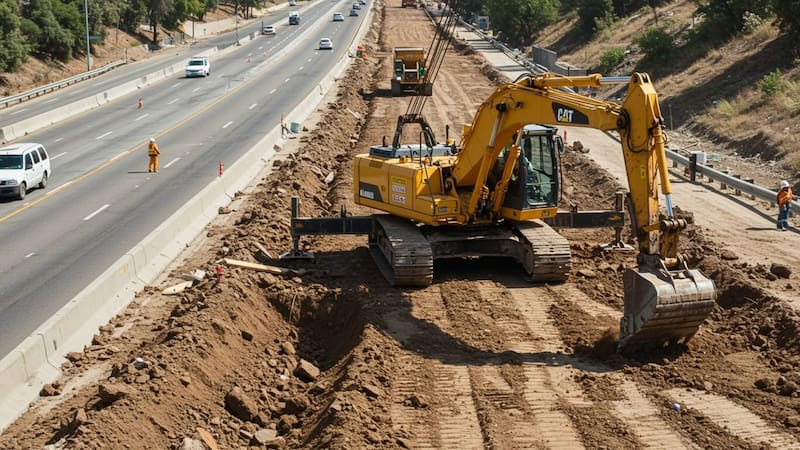 La obra en la Provincia de Buenos Aires alcanza un tramo muy transitado.