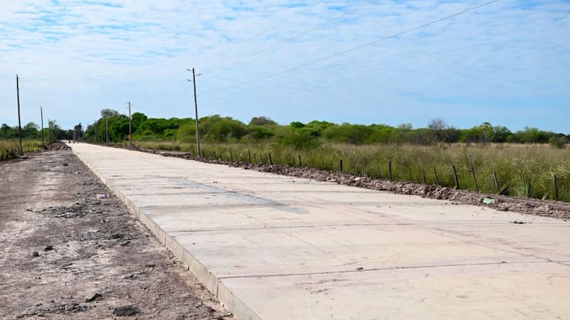La obra es ejecutada por Vialidad Provincial