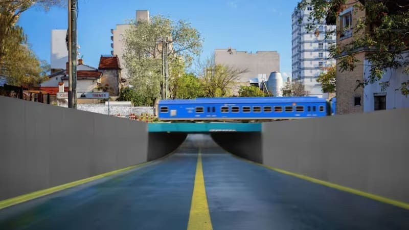 Construirán el túnel más importante de la Ciudad: pasará bajo las vías del tren y transformará para siempre el tráfico de Buenos Aires (foto: archivo).