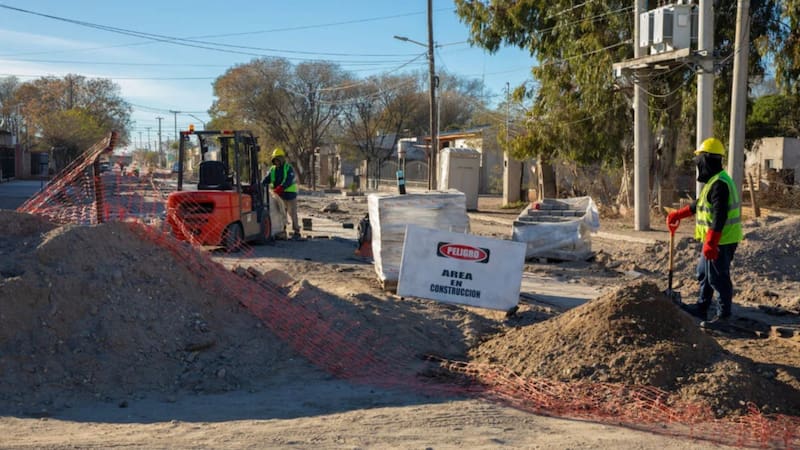 En los próximos días comenzará la construcción de una segunda cisterna de 2 millones de litros.