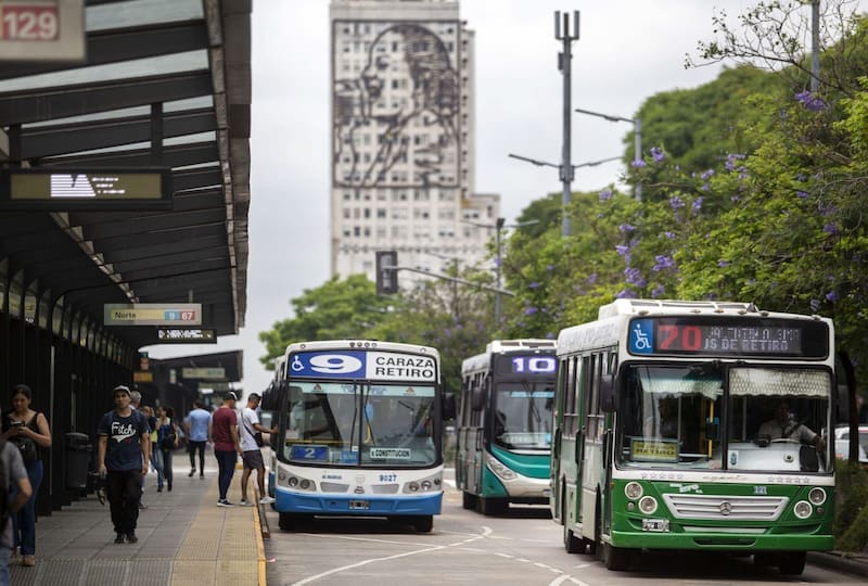 Construyen un nuevo metrobús que destrabará el tráfico de la zona más transitada de Buenos Aires (foto: archivo).