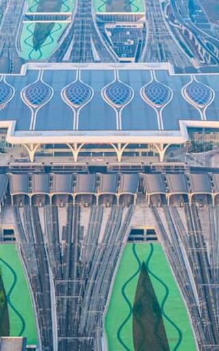 Abren la construcción del milenio: la terminal de ferrocarriles más extensa del planeta tiene la misma medida que 170 campos de fútbol